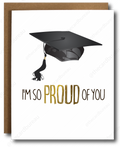 Gold Foil Proud Graduation Card