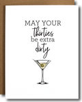 Dirty Thirty Birthday Card