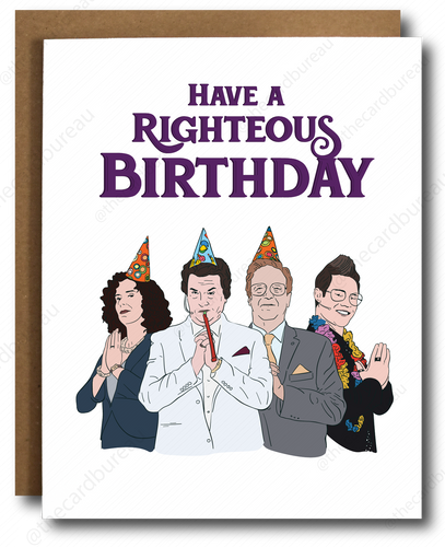 Righteous Gemstones Birthday Card