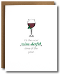 Wine-derful Time of Year Christmas Card