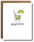 Gin-gle Bells Christmas Card