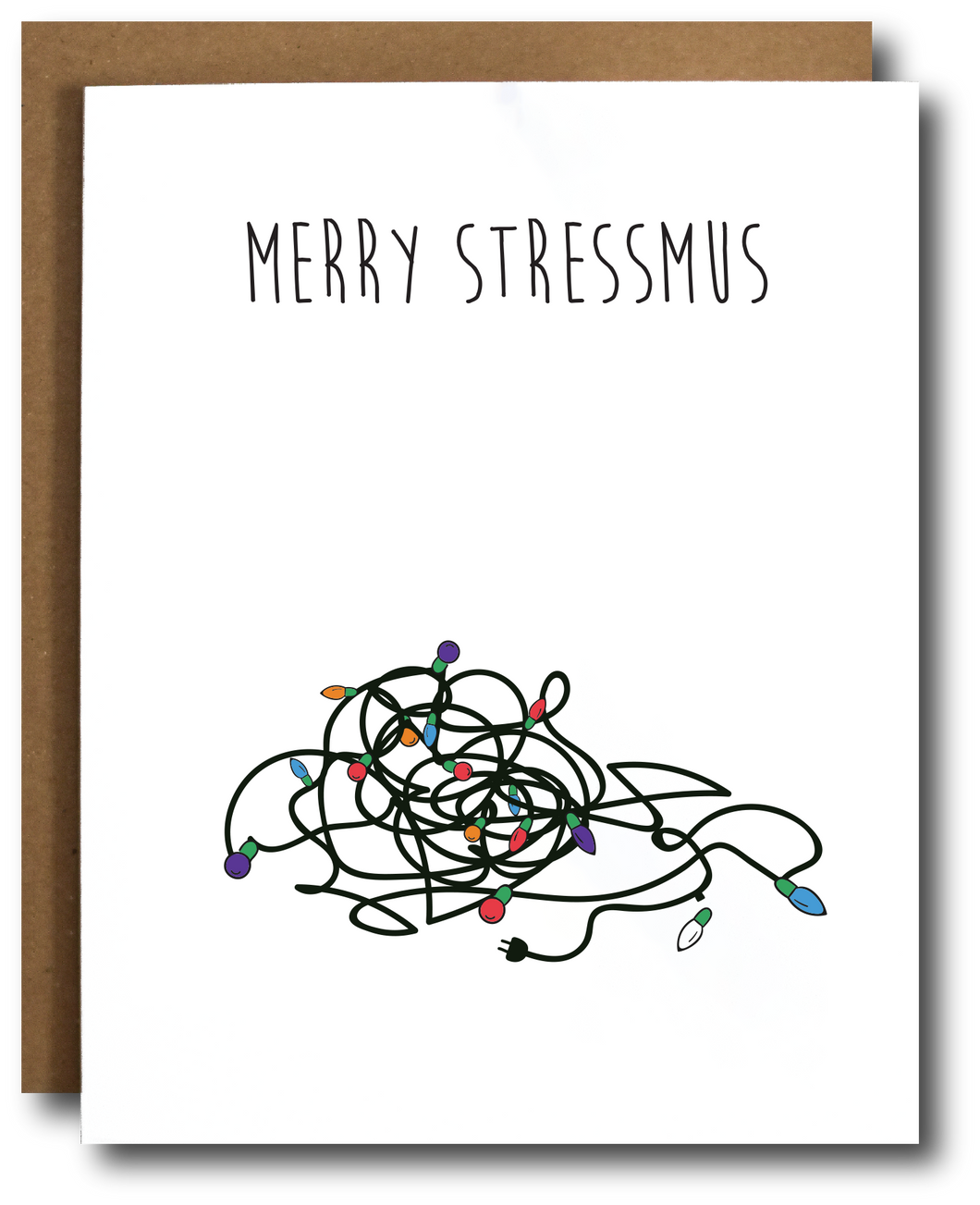 Merry Stressmus Funny Christmas Card