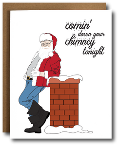 Casual Santa Christmas Card