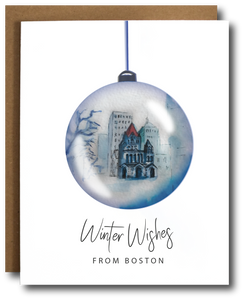 Boston Christmas Card