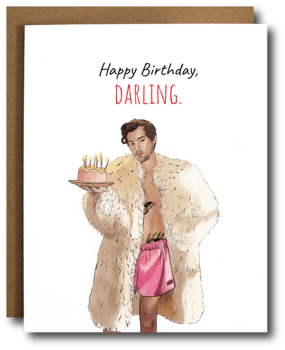 Harry Darling Birthday Card