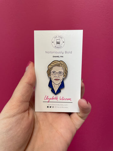 Elizabeth Warren Enamel Pin
