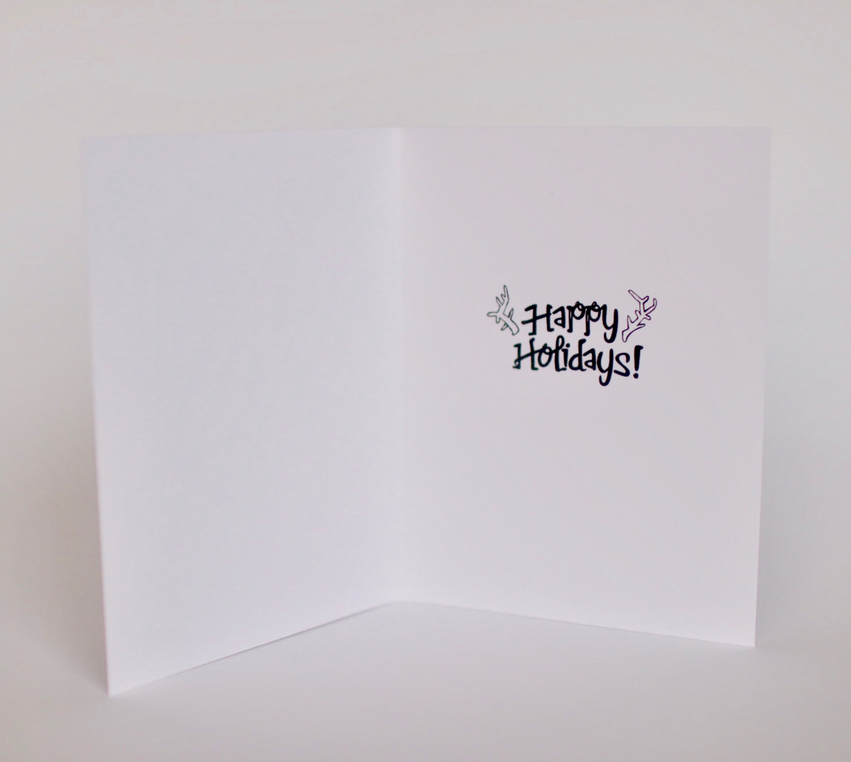 Reindeer Punny Holiday Card