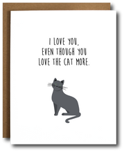 Love the Cat More Card