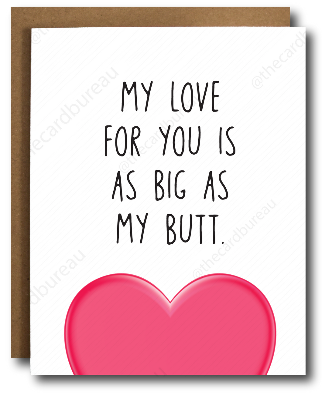 Big Butt Love Card