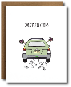 Subaru Lesbian Wedding Card