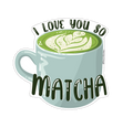 Matcha Sticker