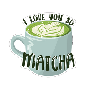 Matcha Sticker