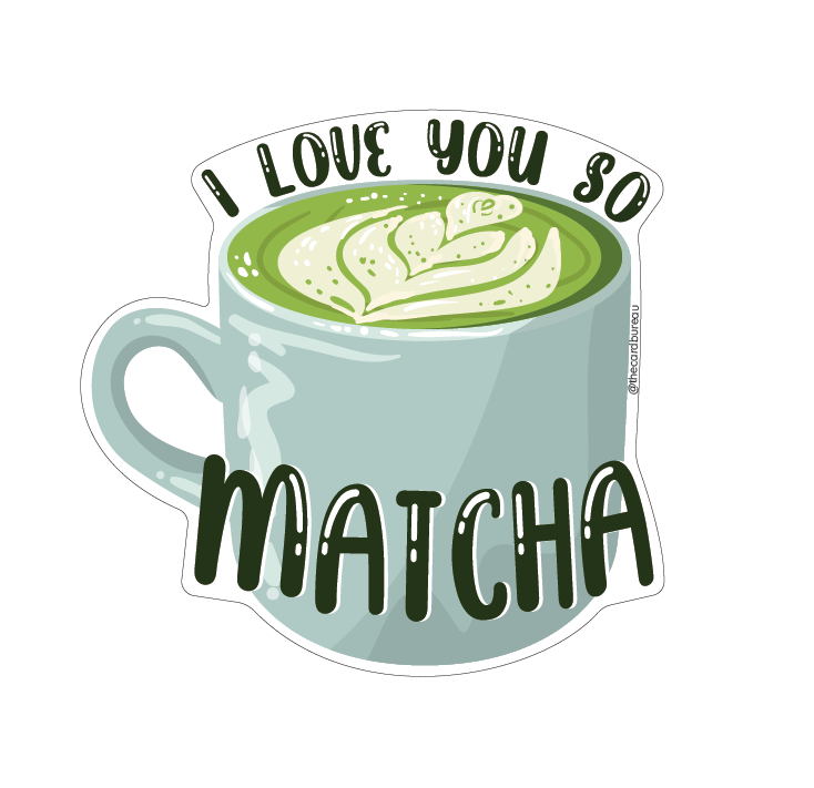 Matcha Sticker