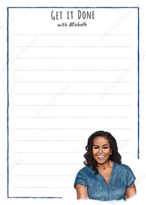 Michelle Obama Get it Done Notepad