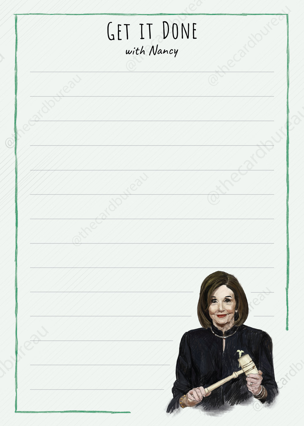 Nancy Pelosi Get it Done Notepad