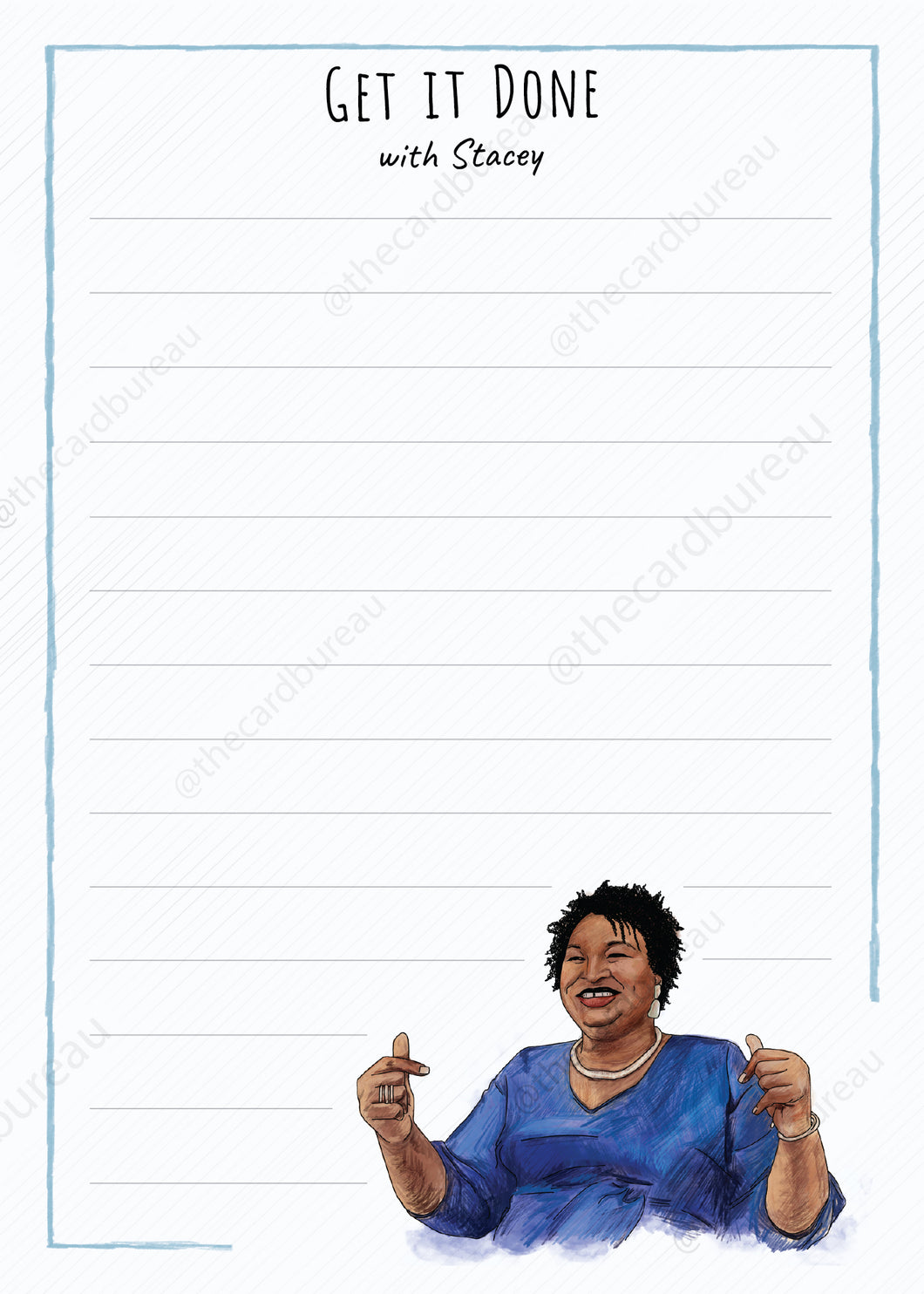 Stacey Abrams Get it Done Notepad