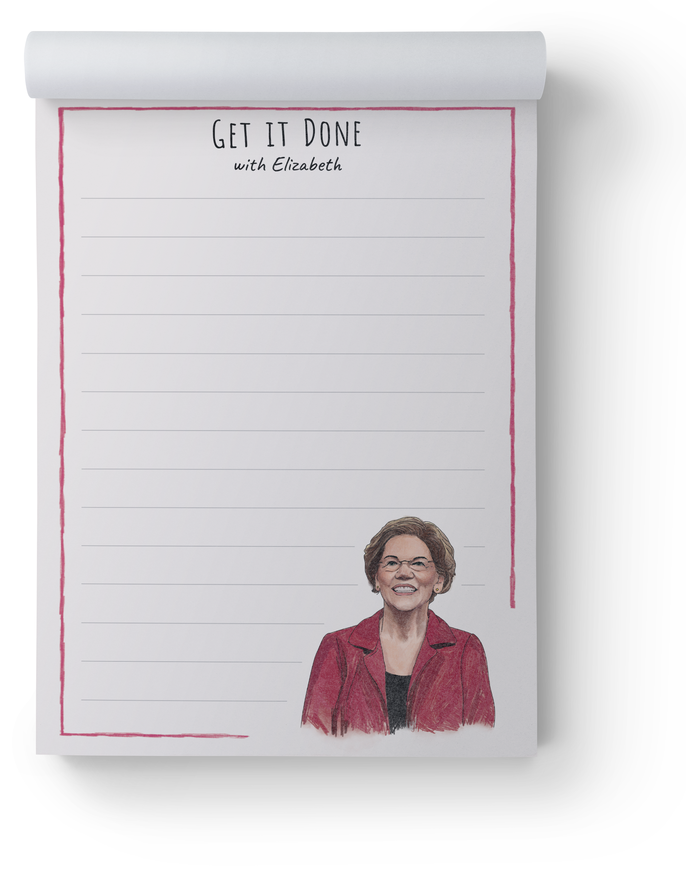Elizabeth Warren Get it Done Notepad