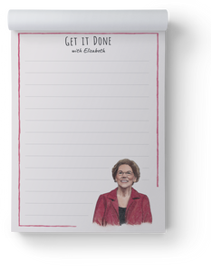 Elizabeth Warren Get it Done Notepad