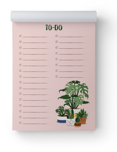 Monstera Plants To-Do Notepad