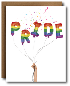 Pride Balloons Card