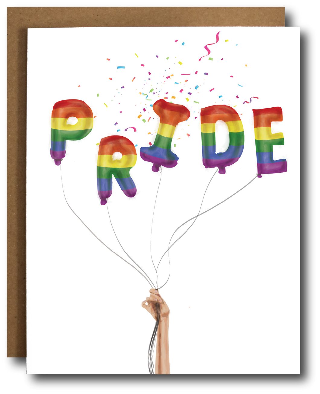 Pride Balloons Card
