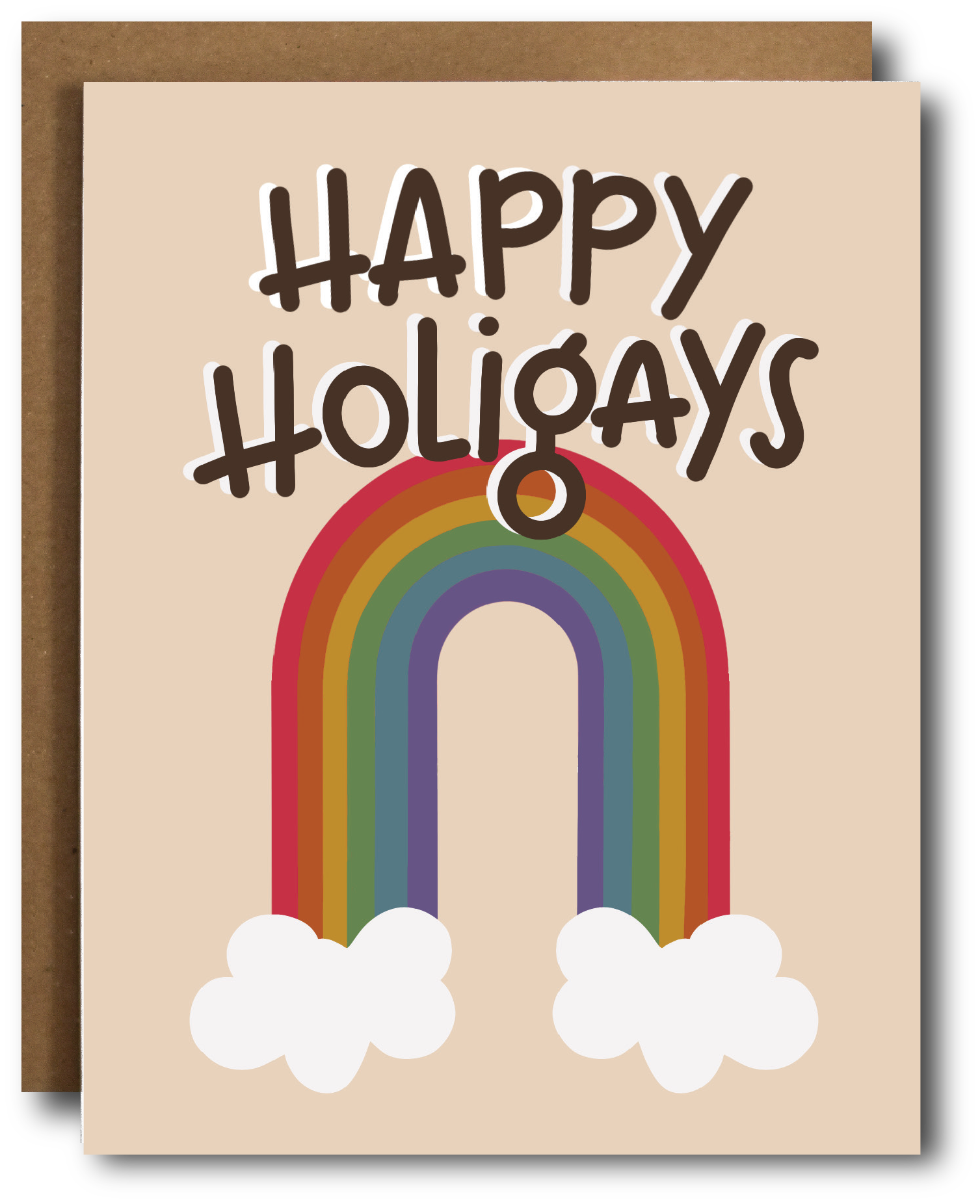 Happy Holigays Pride Card
