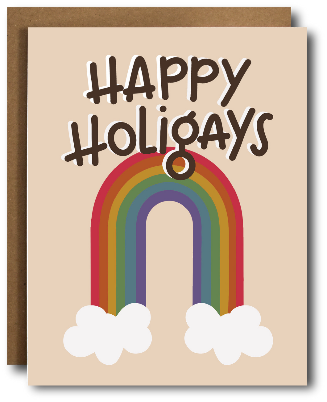 Happy Holigays Pride Card