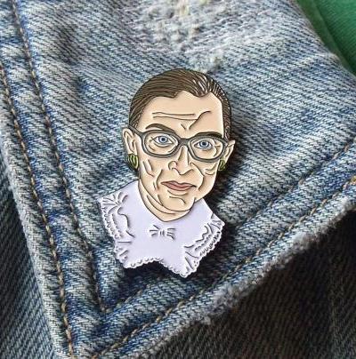 Ruth Bader Ginsburg Enamel Pin