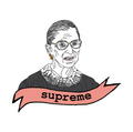 Ruth Bader Ginsburg 'Supreme' Sticker