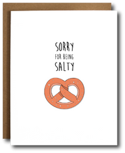 Salty Pretzel I'm Sorry Card