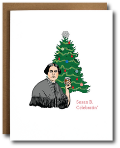 Susan B. Anthony Holiday card