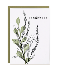 COTTON RAG CONGRATS