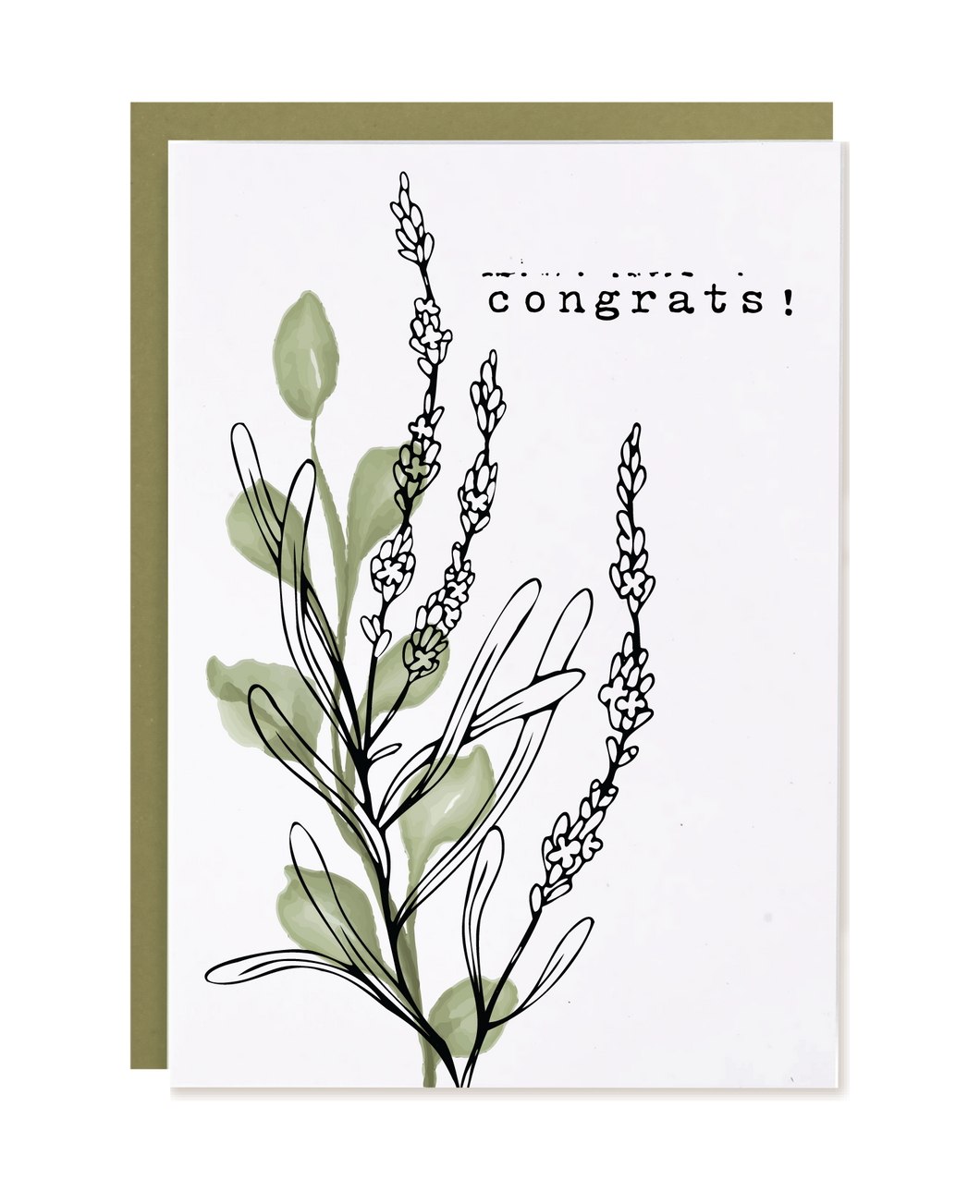COTTON RAG CONGRATS