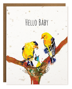 HELLO BABY BIRD PLANTABLE