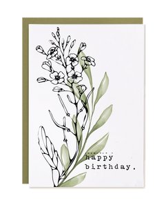 COTTON RAG HAPPY BIRTHDAY