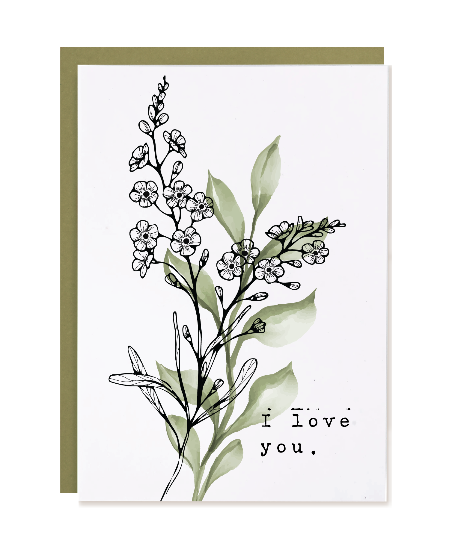 COTTON RAG I LOVE YOU