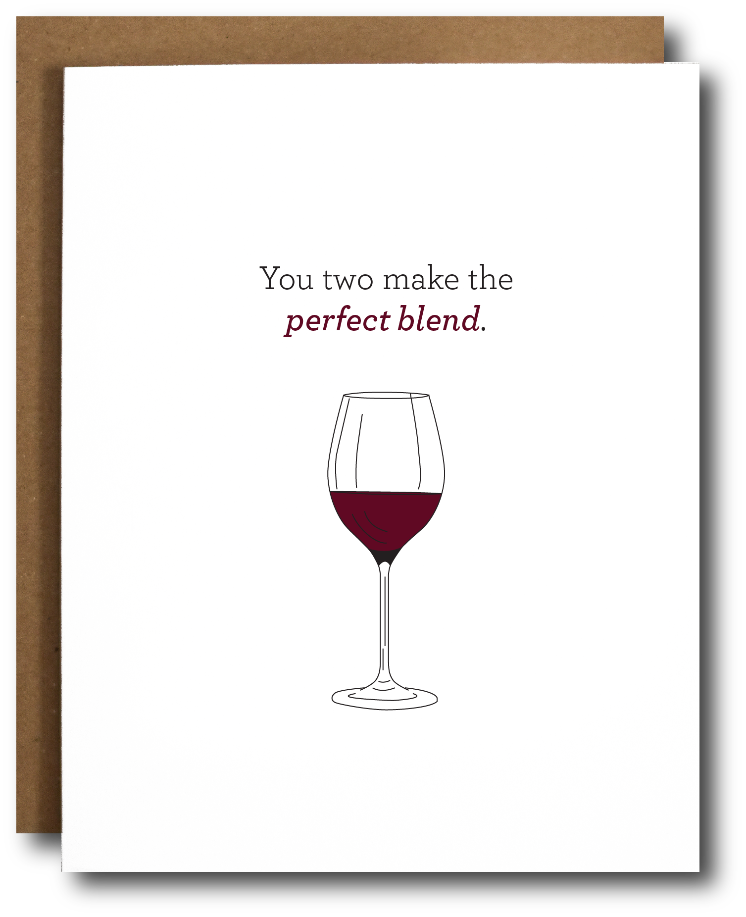 Perfect Blend Wedding/Anniversary Card