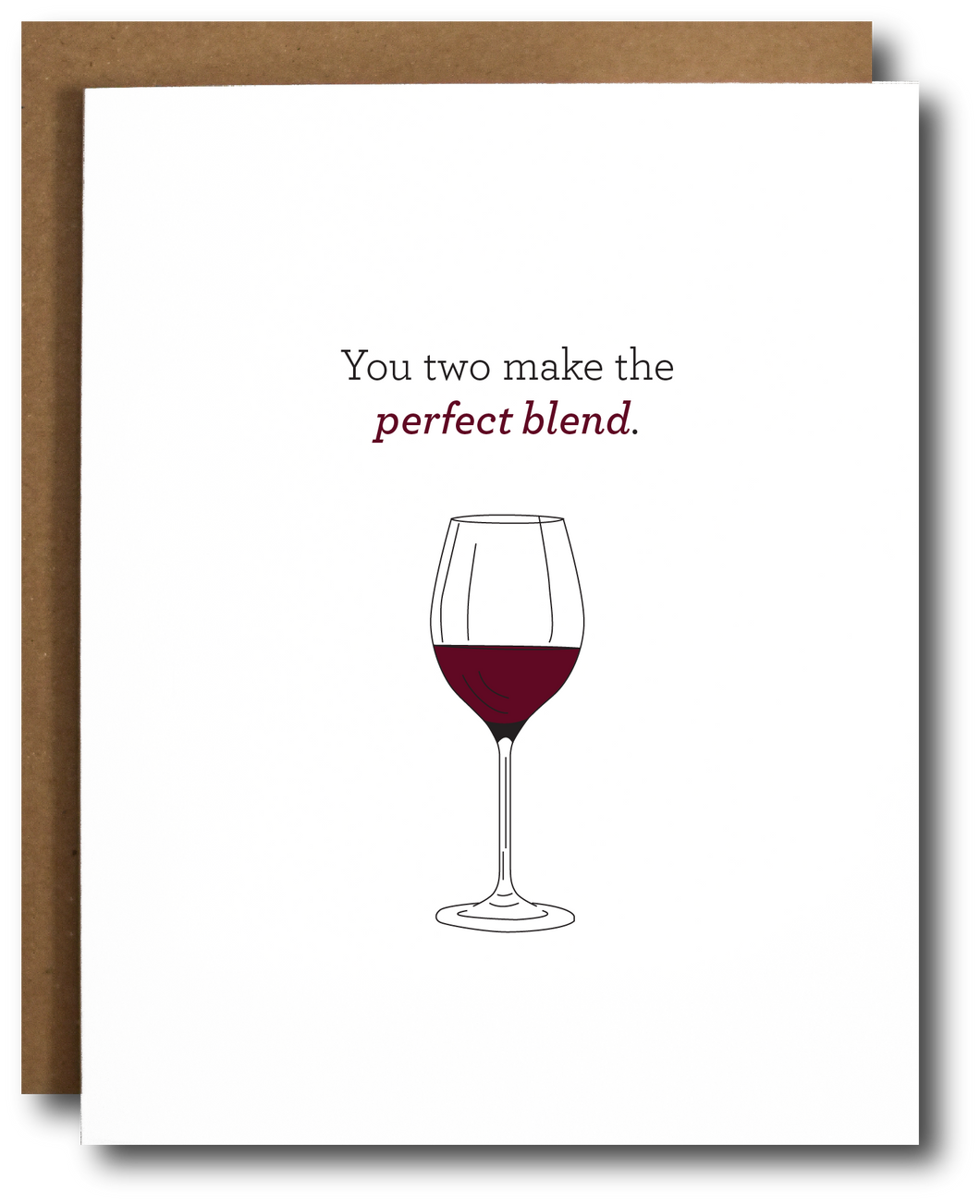 Perfect Blend Wedding/Anniversary Card