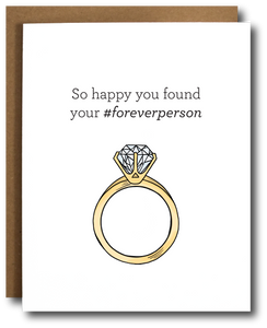 Forever Person Engagement Card