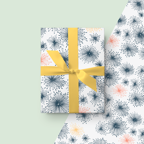 Cycling Santa Christmas Gift Wrap – The Card Bureau