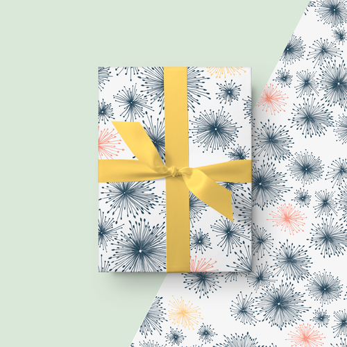 Abstract Dandelions Gift Wrap