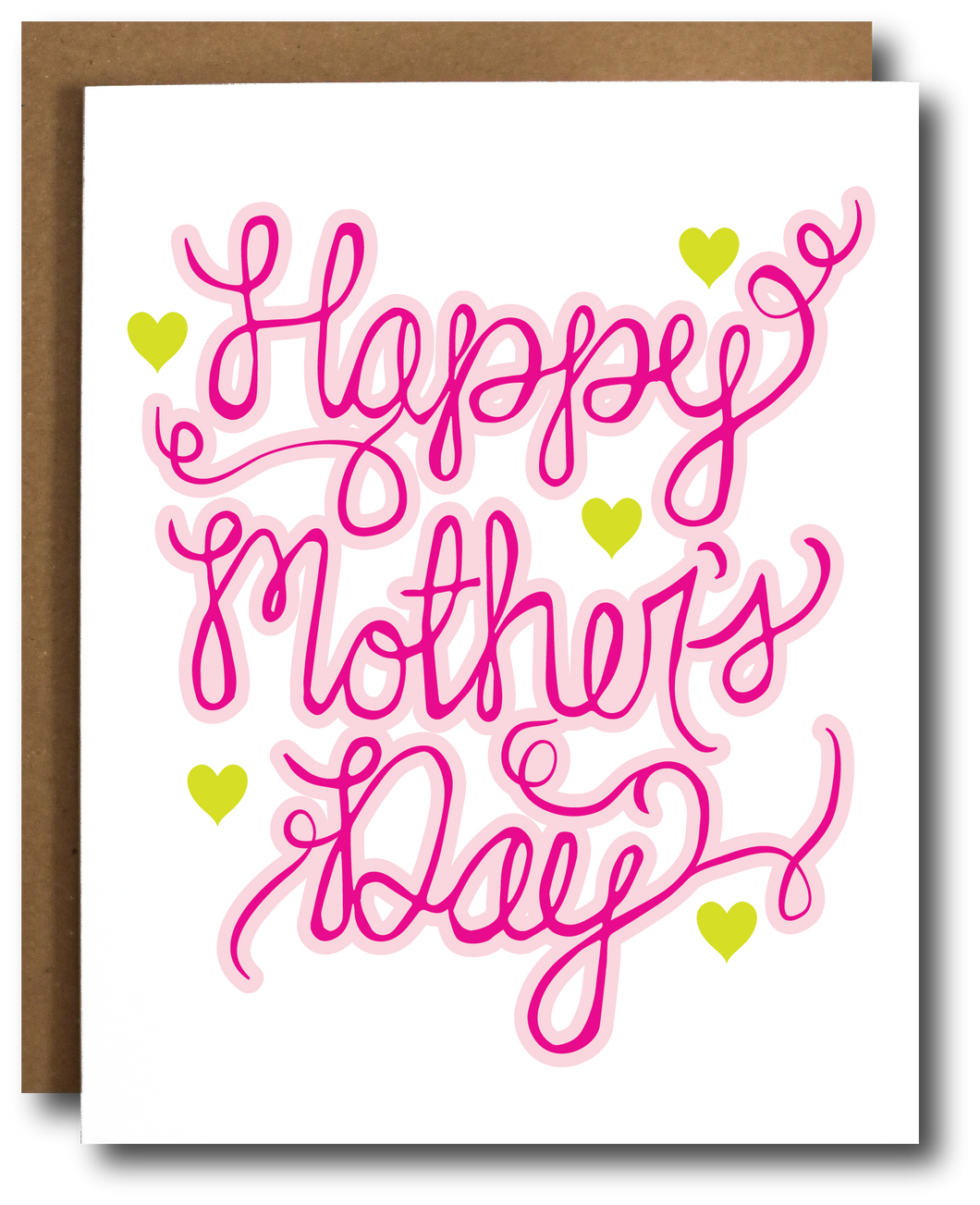 Hand Lettered Mother's Day Card