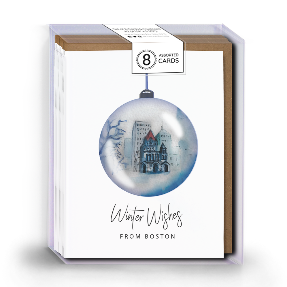 BOXED SET - Boston Christmas Cards