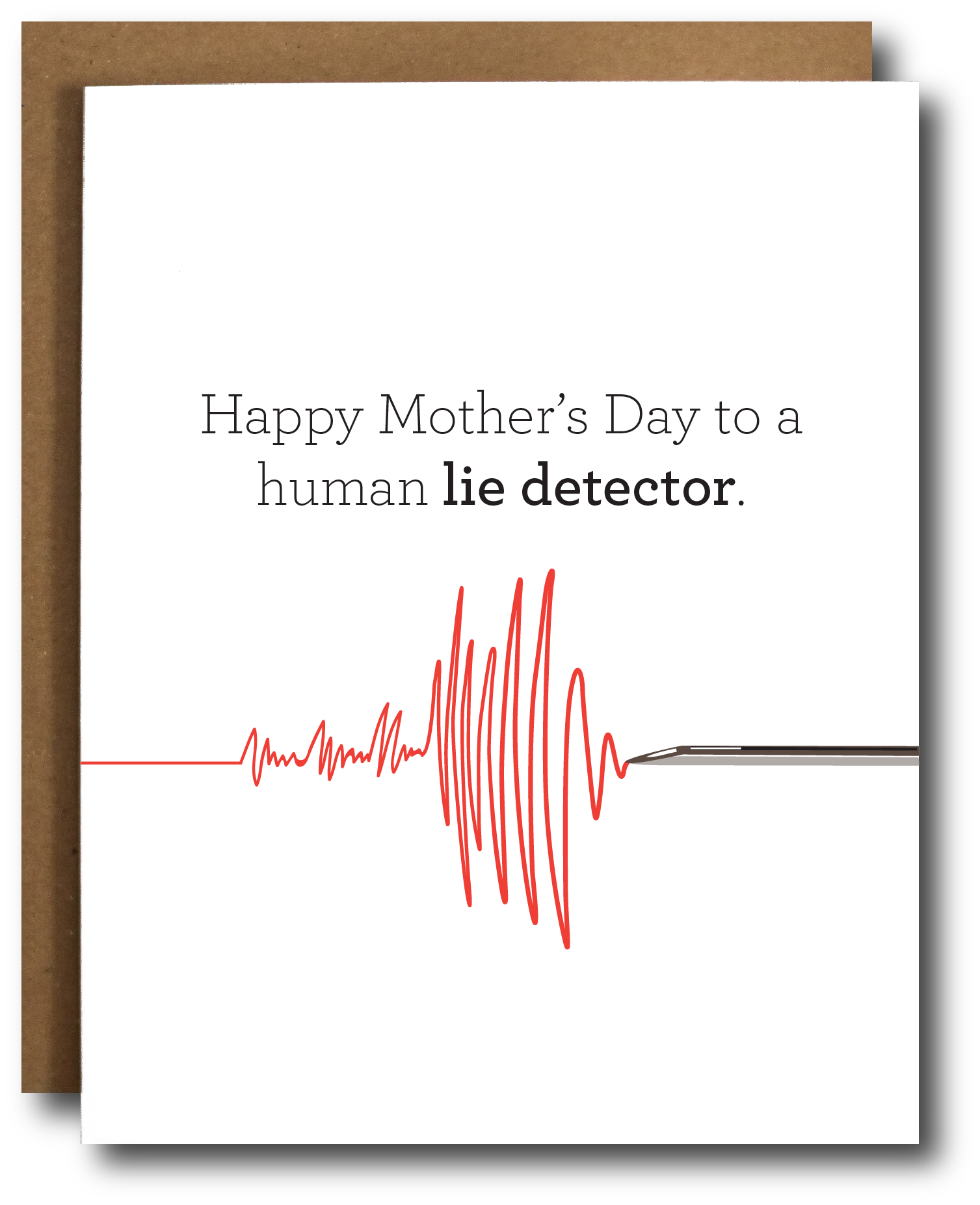 Lie Detector Mother's Day Card