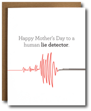 Lie Detector Mother's Day Card