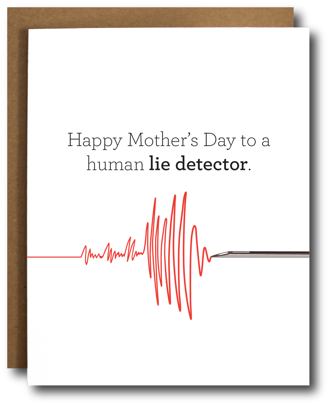 Lie Detector Mother's Day Card