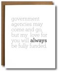 Government Agency Love Card