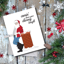 Casual Santa Christmas Card