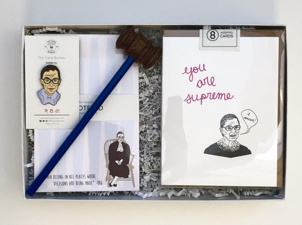 Ruth Bader Ginsburg Stationery Gift Box Set