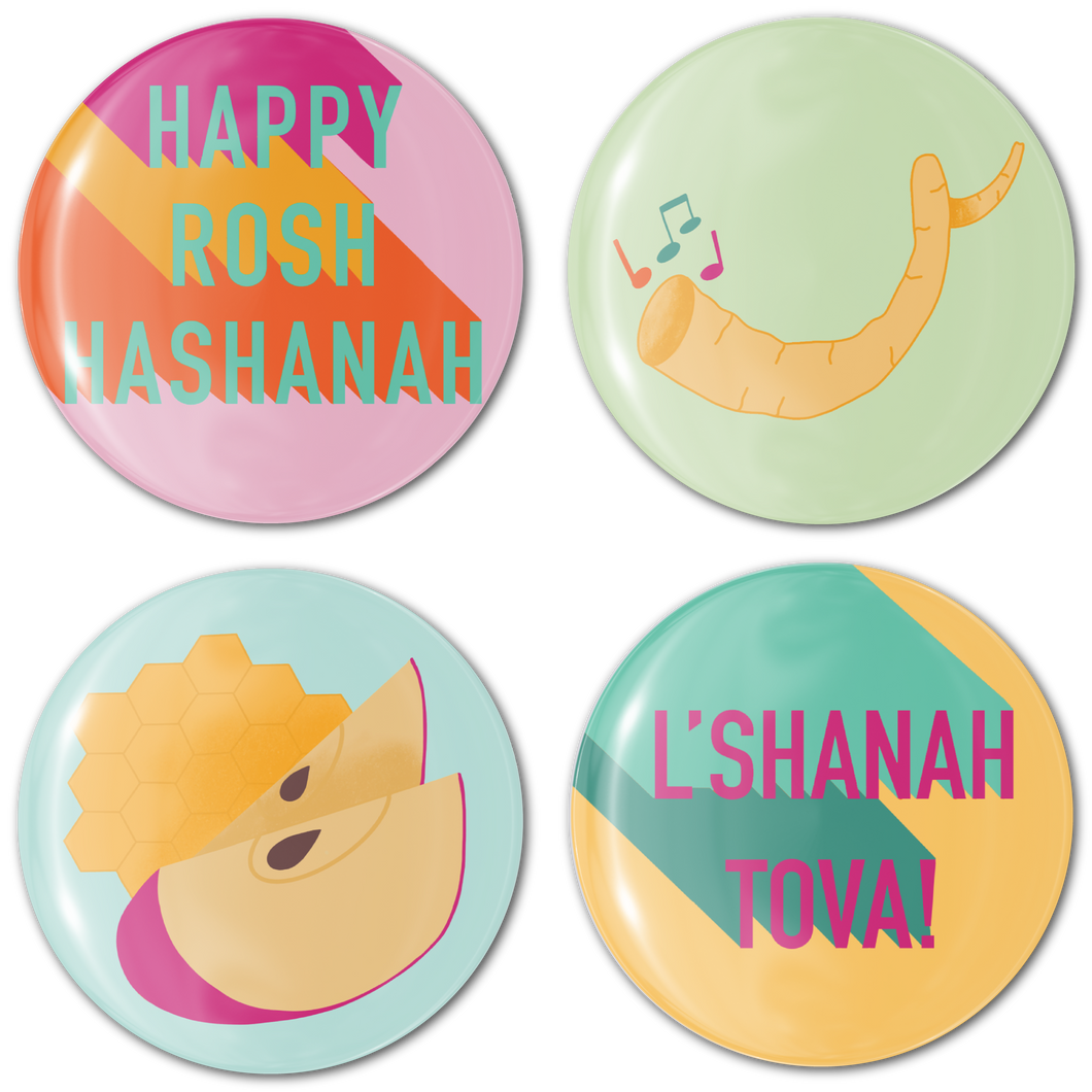 Rosh Hashanah Magnet Set